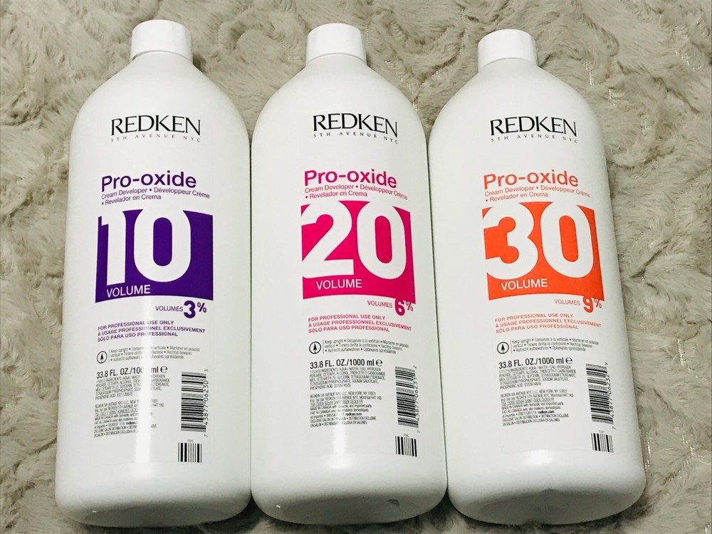 Redken Pro-Oxide Cream Developers (10, 20, 30), 1000ml/ Choose Your Volume #