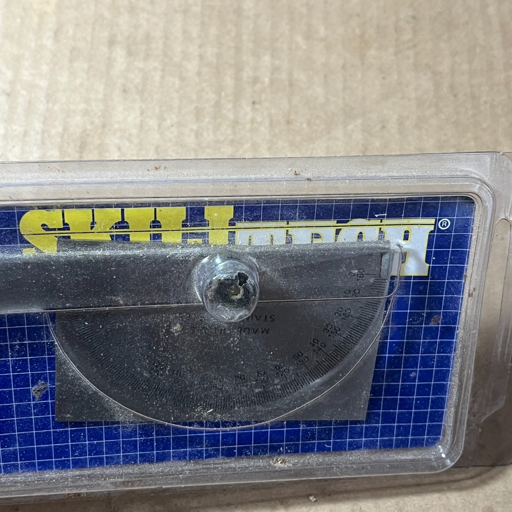 Skill Tech 6" Protractor Steel Arm Positive Adjustment D9 M40871