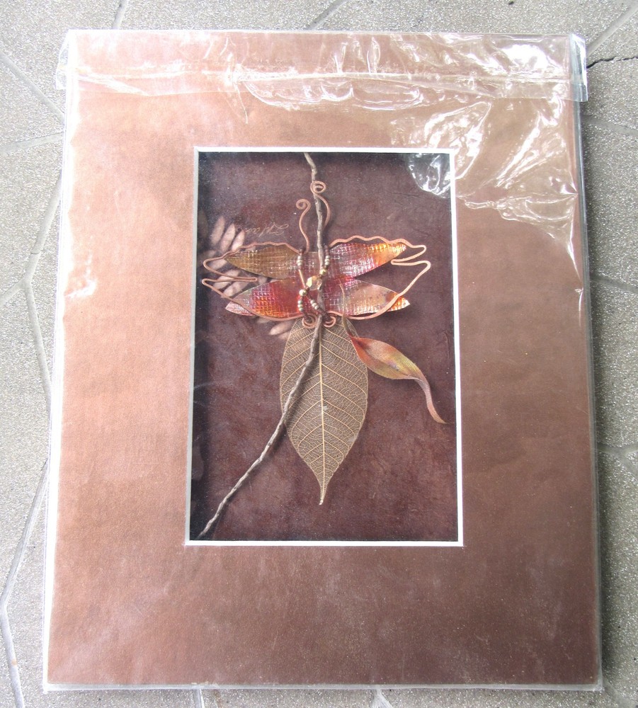 Kathleen Master "Dragonfly" 8 x 10-inch Signed Handcrafted Artwork