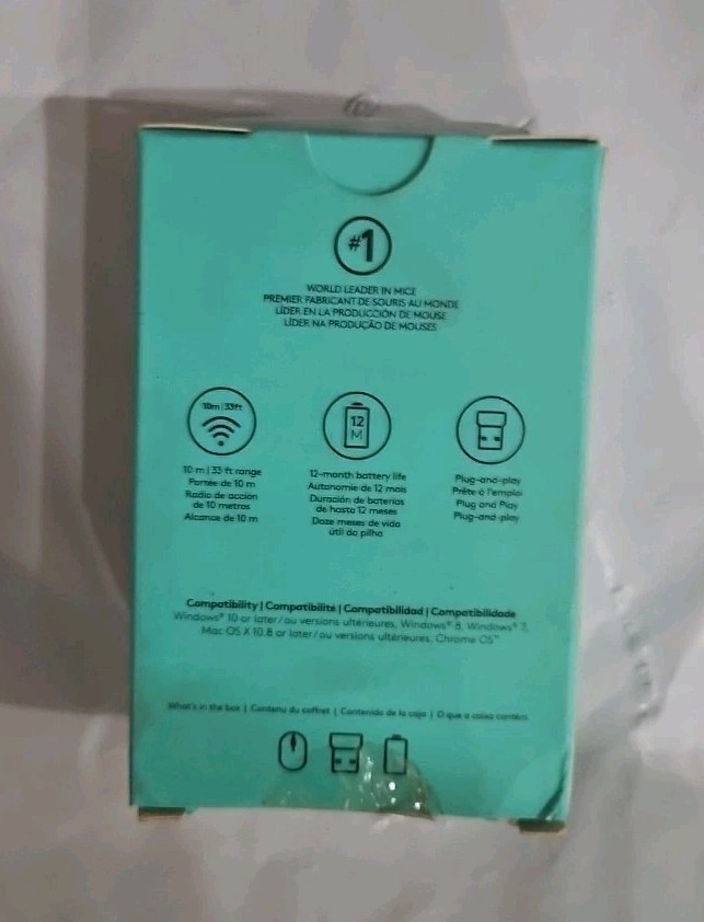 Logitech M170 Wireless Mouse - Blue