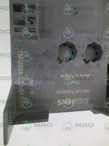 SIEMENS 3RK1903-0AK00 TERMINAL MODULE UNMP