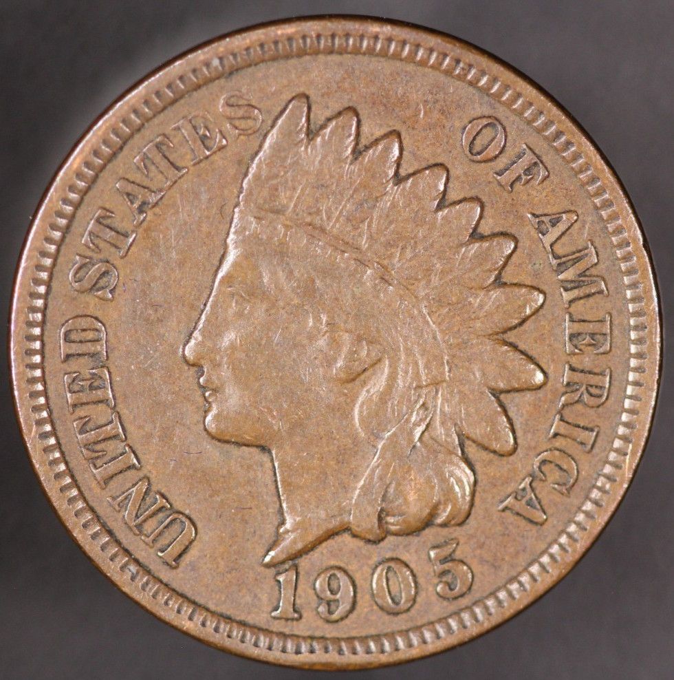 1905 INDIAN CENT - FRESH FROM AN OLD COLLECTION - LOT 9463