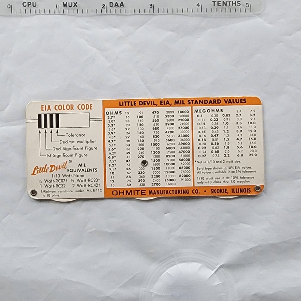 Rixon Data Set Selector Post Electronic Template Ohmite Little Devil Coder Vinta