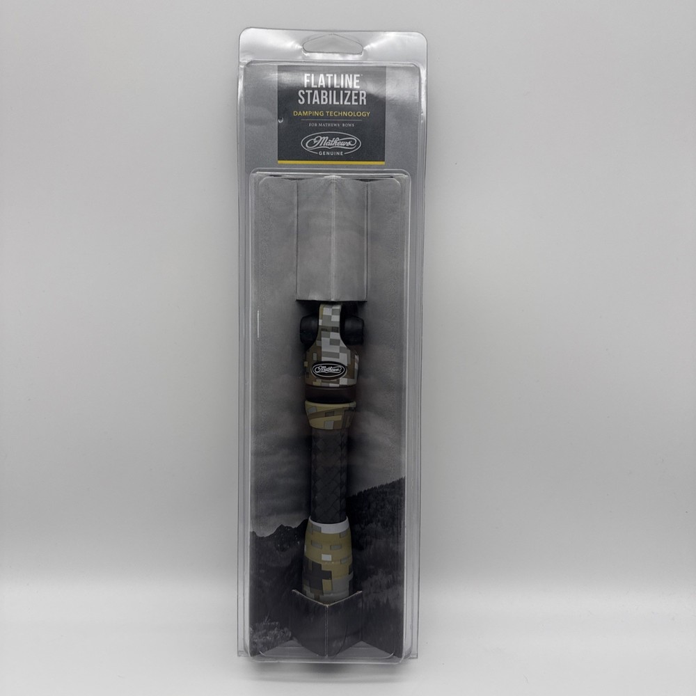 Mathews Genuine Flatline Bow Stabilizer Camo Damping Technology NEW