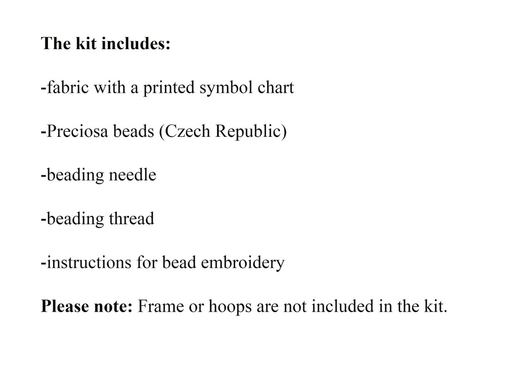 Full Bead Embroidery Kit Flower DIY Bead needlepoint Bead stitching Beadwork