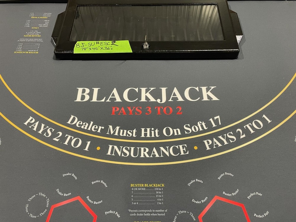 Blackjack Table Wood Laminated Legs BJ-SU-ESC#2