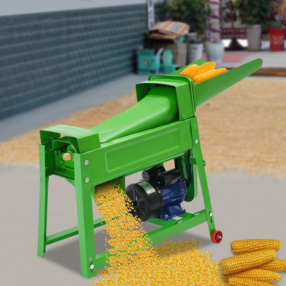 Automatic Electric Corn Threshing Machine Heavy Duty 480W Corn Threshing Machine