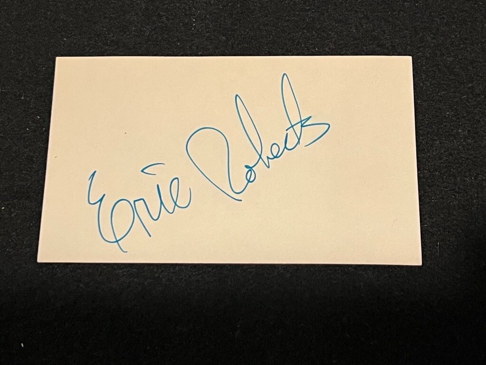 Eric Roberts Hand Signed Cut Index Card 3x5