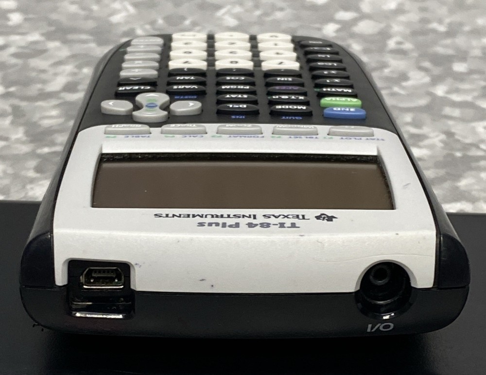 Texas Instruments TI-84 Plus Graphing Calculator with Cover - TESTED