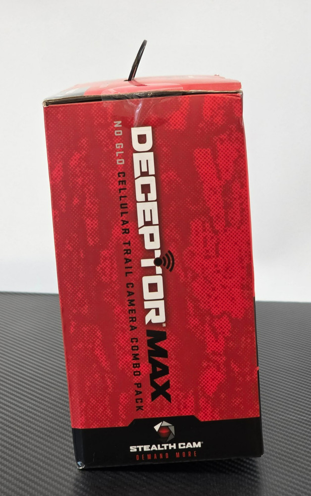 Stealth Cam Deceptor Max Cellular Trail Camera Combo Pack with FieldMax Battery