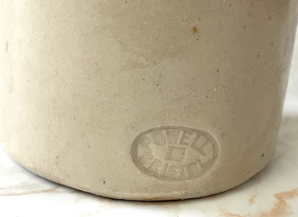 Victorian Stoneware Bottle Powell Bristol Small Storage Jar