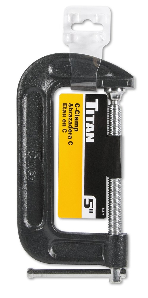 Titan Tools 5 in. Heavy Duty C-Clamp (51574)