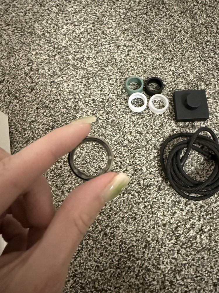 Ultrahuman AIR Size 7 Smart Ring- Aster Black