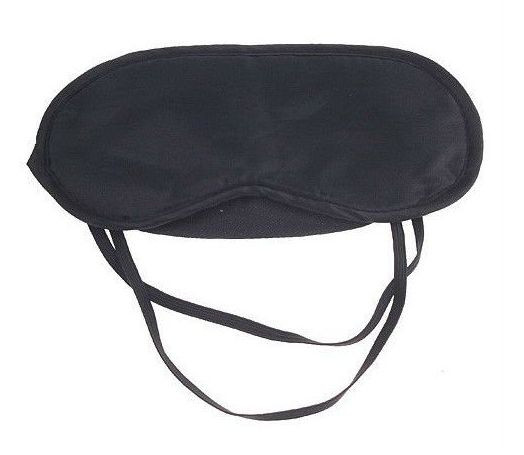 5X Charmeuse Silk Sleeping Mask Eye Cover Nap Blindfold Dbl Layer Light Protect