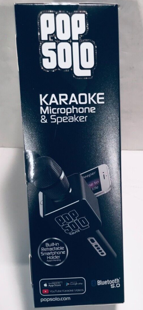 Pop Solo Karaoke Microphone & Speaker