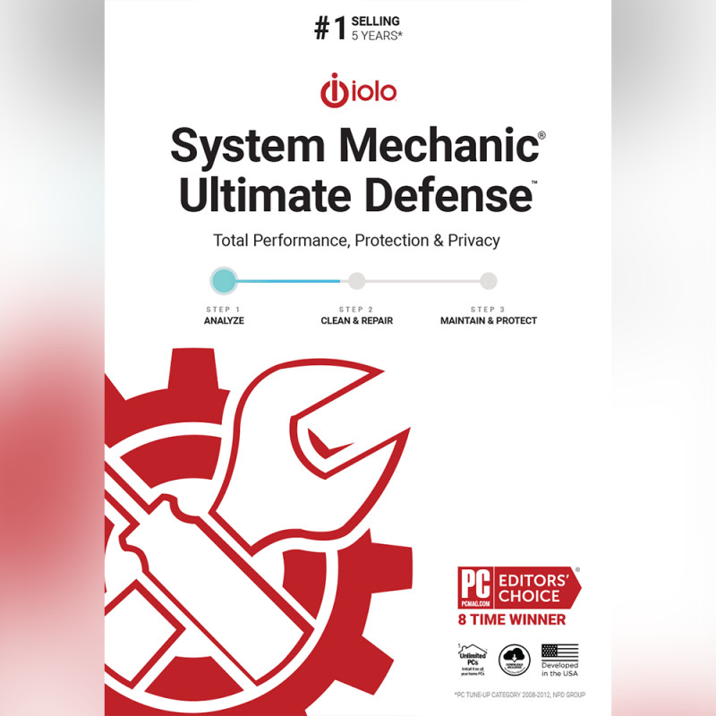 iolo System Mechanic Ultimate Defense | 1 Year 10 PC | PC | Download