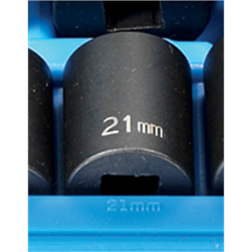 Grey Pneumatic 1/2" Drive x 21mm Standard - 12 Point Socket