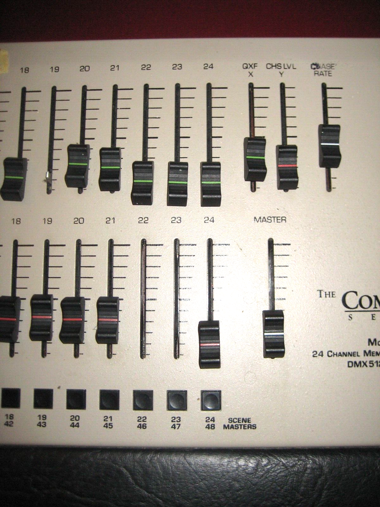 Applied Electronics Analog Lighting Console The Commander C-24 DMX512 Untested