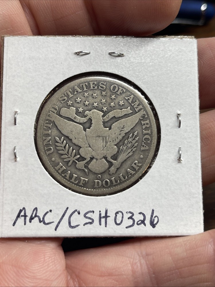 1892-O Barber Half Dollar