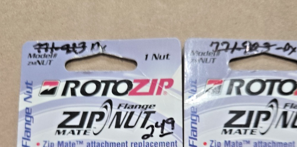 ROTOZIP MODE:# zmNUT Flange Nut NEW