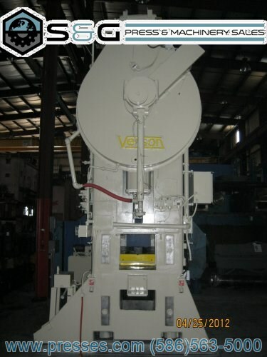 300 TON VERSON HS2-300-72-36 STRAIGHT SIDE PRESS