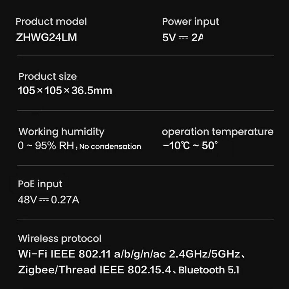 Smart Hub Fast Connection M3 WiFi Bluetooth Smart Home Control Center Gateway