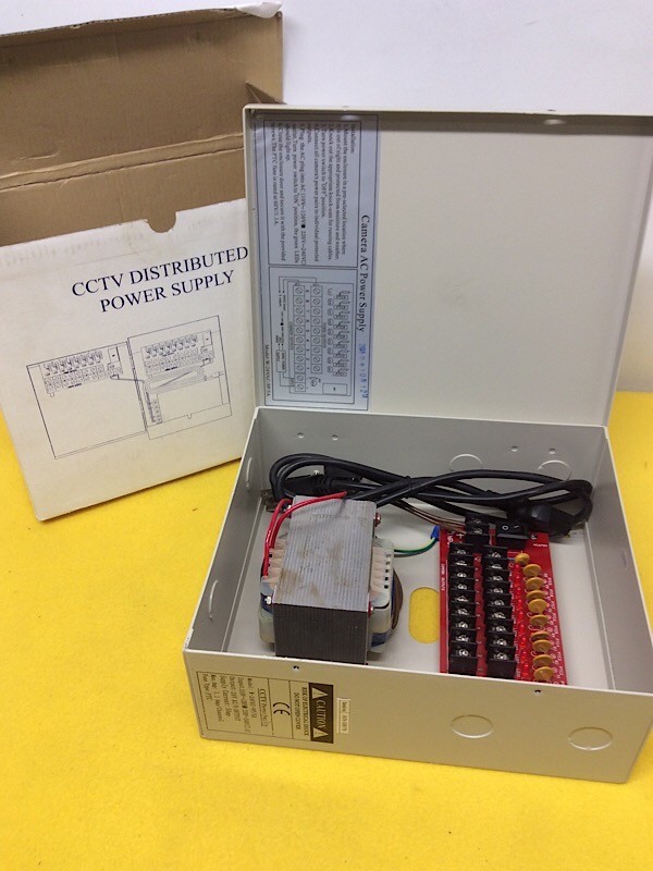 9CH Channel CCTV Security Camera Distributed Power Supply DC 24V