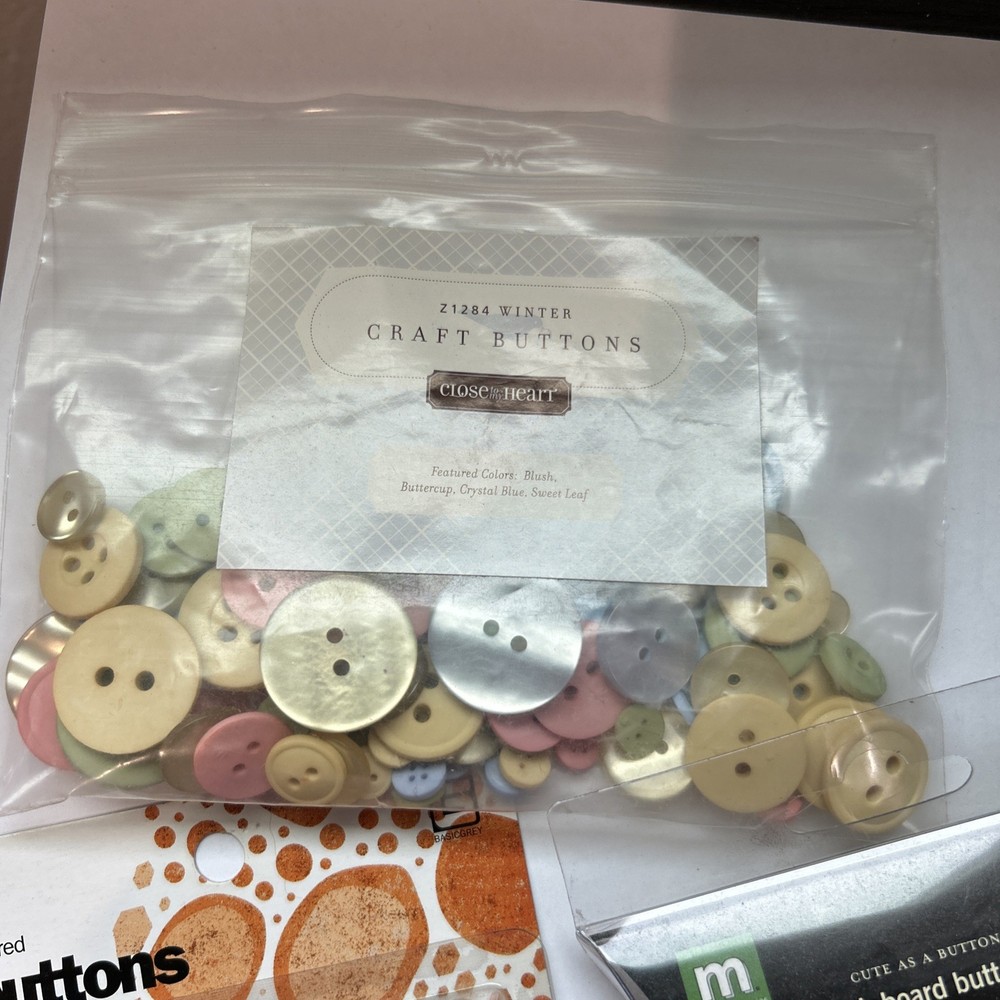 Crafting Buttons Assorted Lot