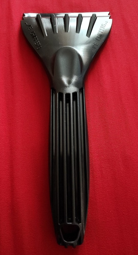 Hopkins Windshield Ice Scraper Tool w/Ice Chipper 9" Ergonomic Grip Black New