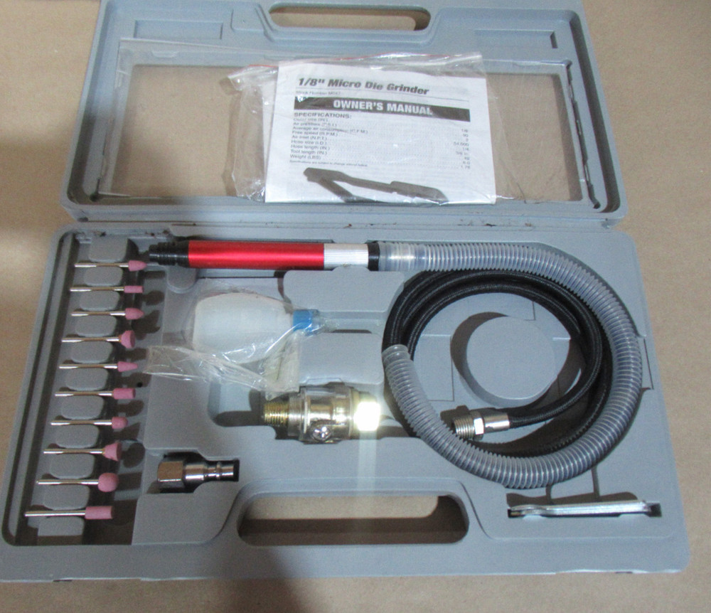 PERFORMANCE TOOL M547 1/8" MICRO DIE GRINDER ACCESSORY KIT
