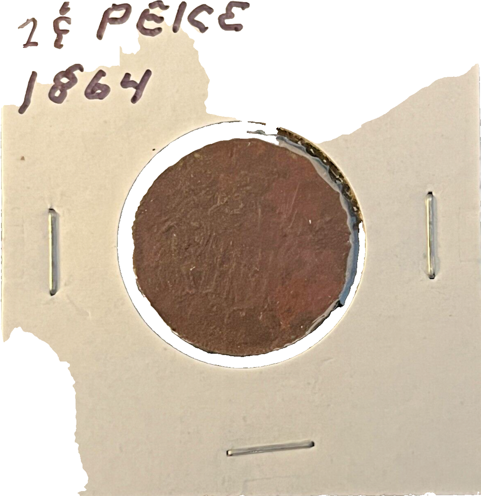 1864 U S Two Cent Coin *