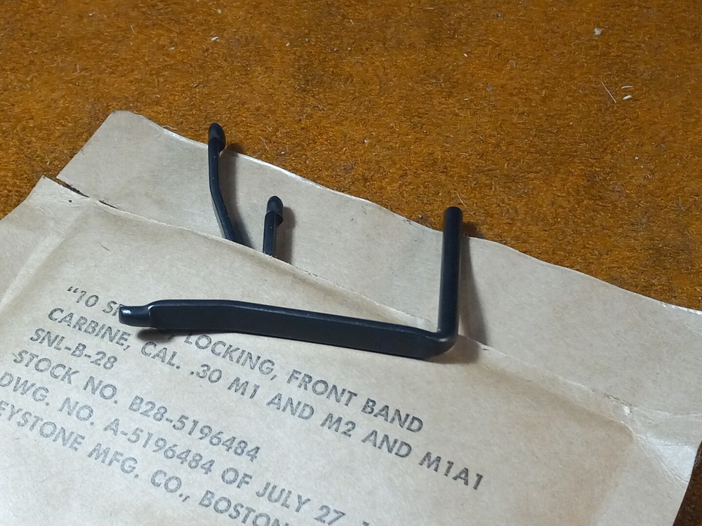 WWII M1 Carbine Barrel Band Spring USGI NOS