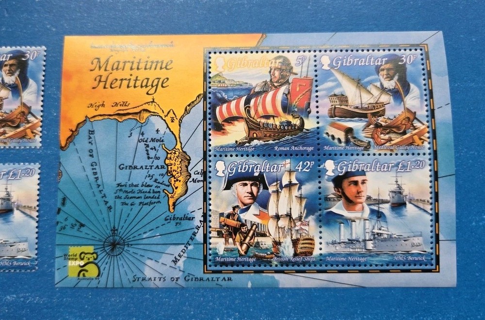Gibraltar Stamps, Scott 798-801a Complete Set MNH