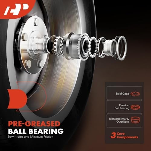 Rear Wheel Bearing and Hub Assembly Compatible with Mini Cooper Paceman 2013