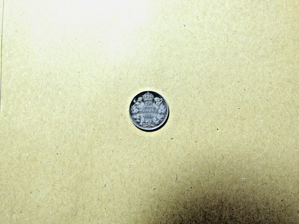 Canada 10 cents 1906  silver coin