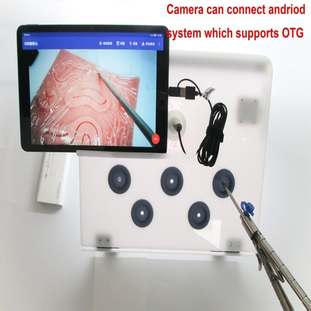 Laparoscopic Surgery Training Box Set – HD Camera + Practice Training Pads