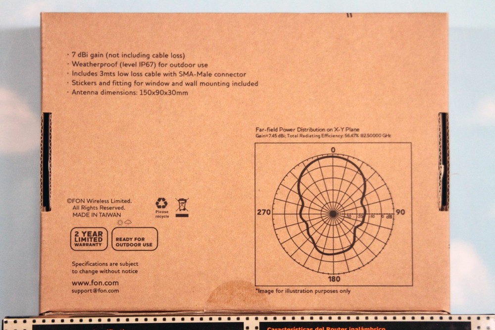 Mobile Portable Wireless 2.4GHz WiFi Router Long Range Directional Panel Antenna