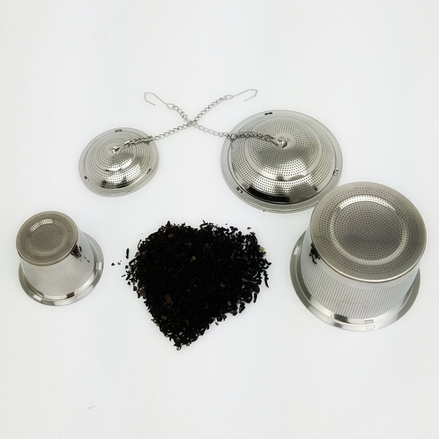 2 PACK - Tea Infuser Reusable Stainless Steel Mesh Steeping Filter LARGE & SMALL