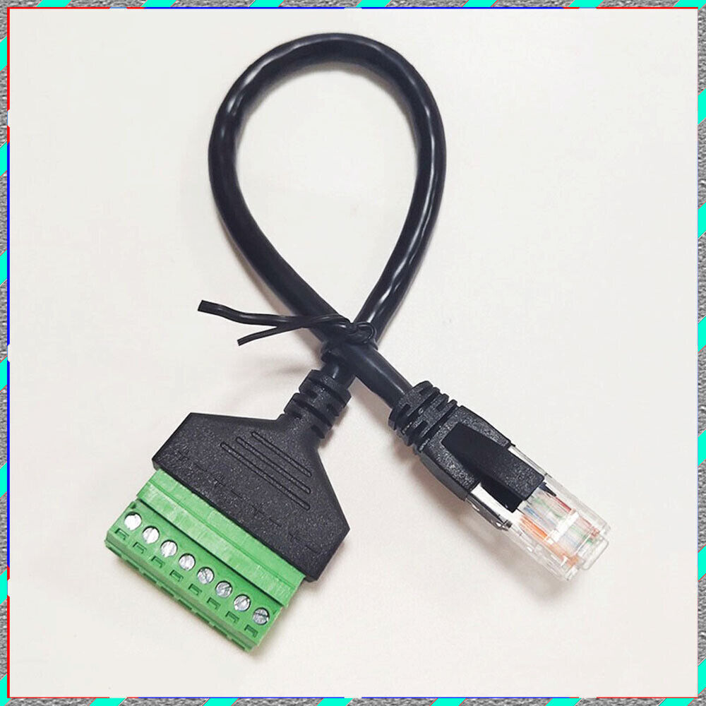 Solderless belt screws can be fixed terminal RJ45 network cable extension cable