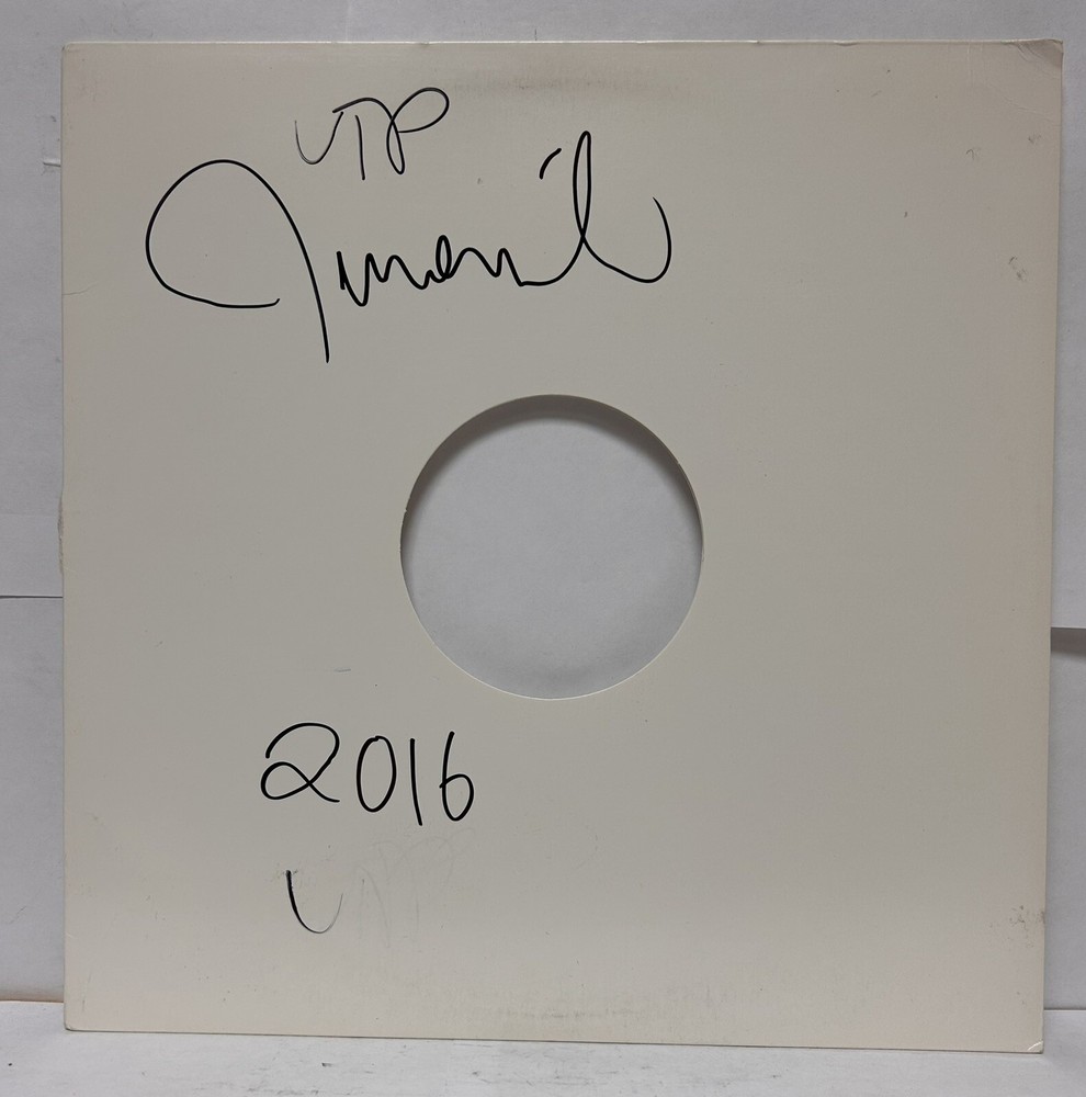 Juvenile SIGNED BLANK RECORD SLEEVE 2016, NO RECORD INCLUDED