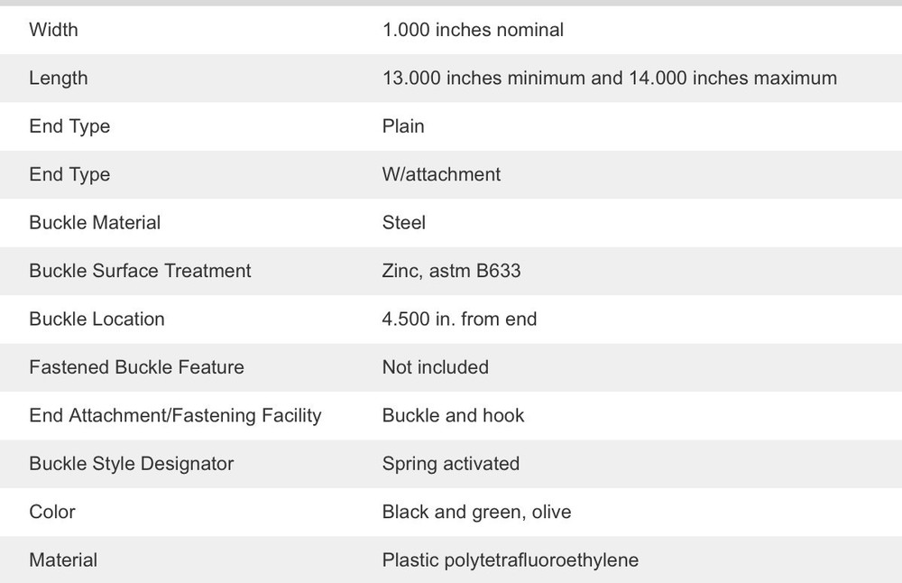 HMMWV M998 tie down strap 44647-17 webbing cargo top strap down 12339816