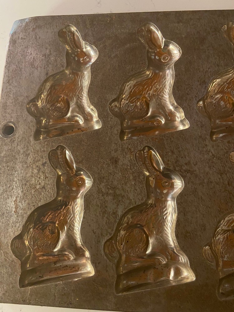 Antique Chocolate Bunny Mold RARE