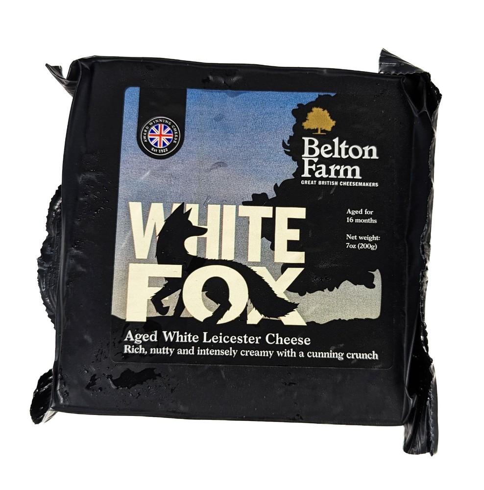 White Fox Aged White Leicester Cheese 7oz (Pack of 4)