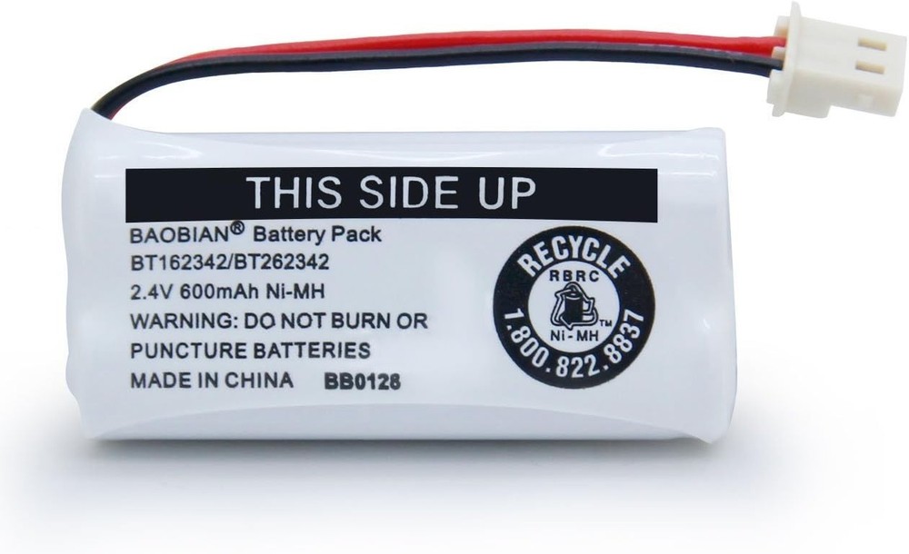 Reliable 2.4V 600mAh Rechargeable Battery Pack - Fits Multiple VTech Models