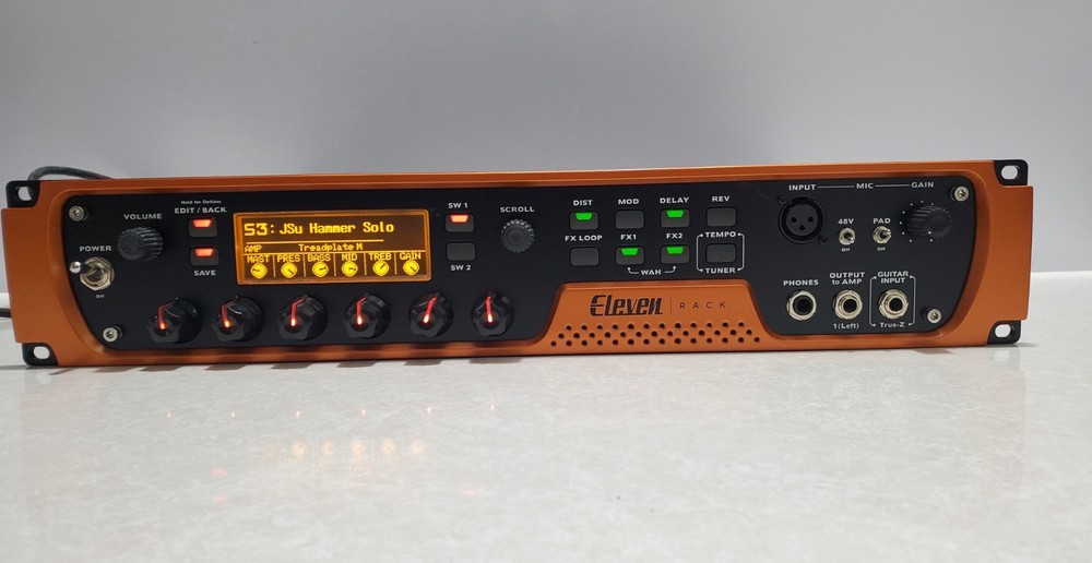 Avid Eleven Rack Multi-Effects Guitar Processor - "Mint Condition"
