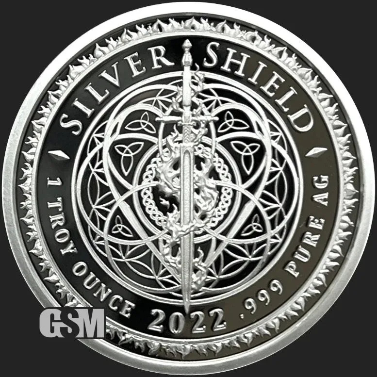 2022 SILVER SHIELD SELF PORTRAIT: BORED 1 OZ SIVER PROOF