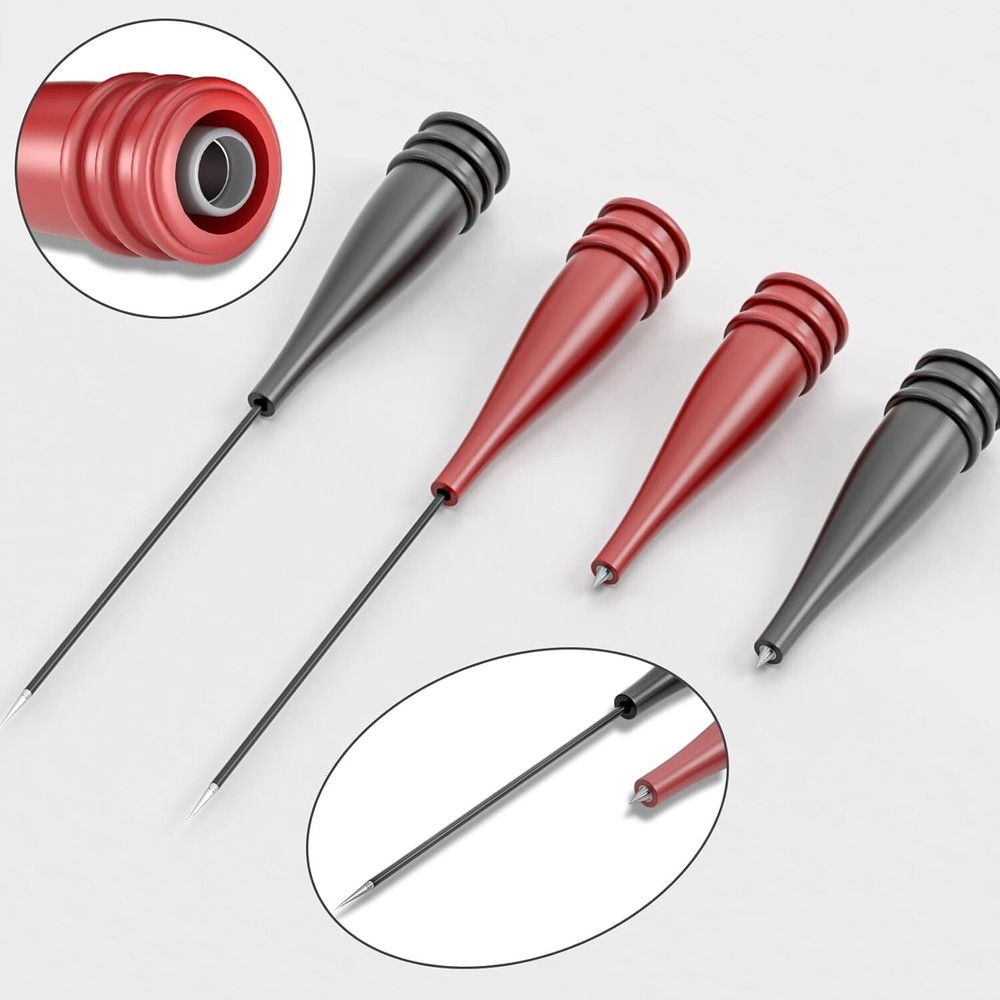 8-Piece Multimeter Leads Kit with Alligator Clips for Electronics Repair