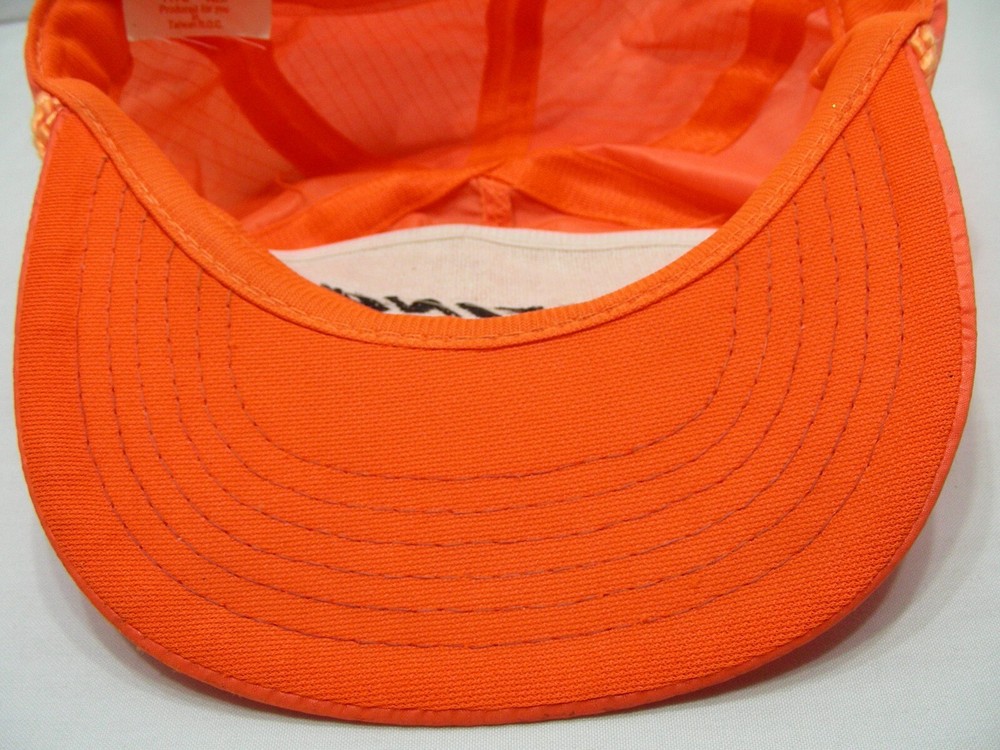 BOEING - Bright Orange - Nylon - One Size Adjustable SNAPBACK Baseball Cap Hat!