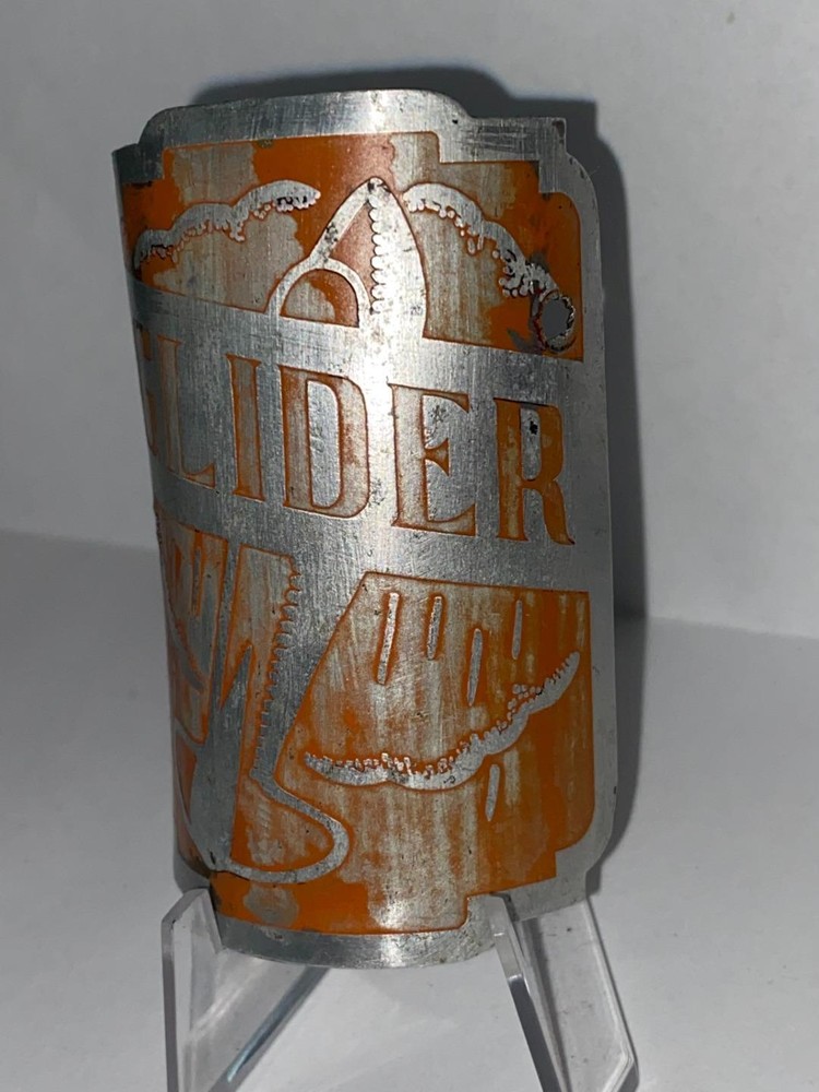 vintage GLIDER bicycle HEAD BADGE