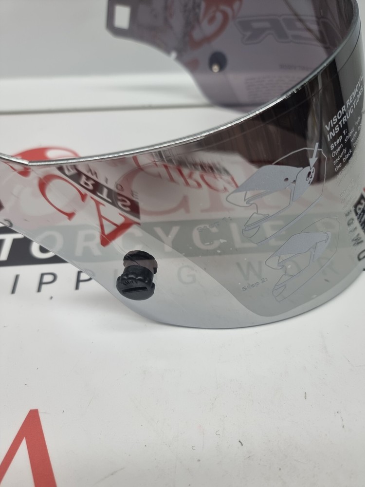 M2R MCL Chrome Iridium Visor for GP1 Helmets 1102098